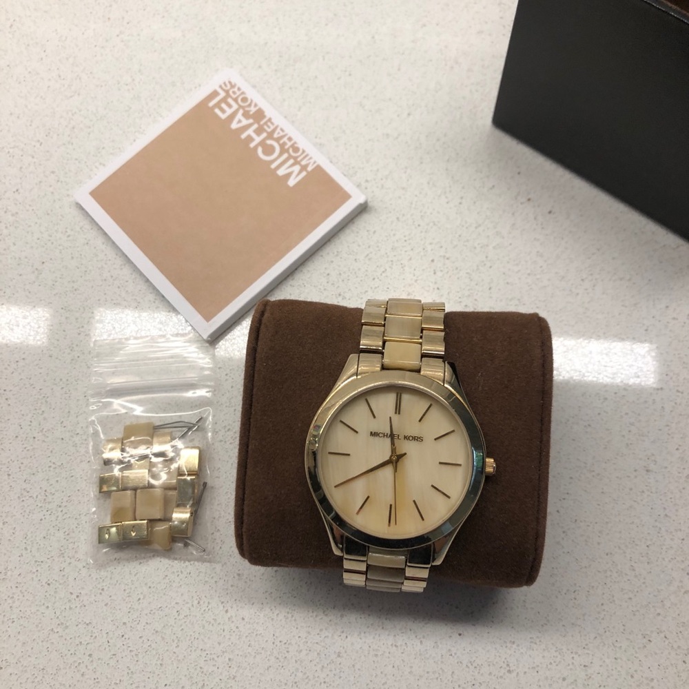 Gold Michael Kors watch